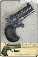 German made over and under derringer in .22 long rifle caliber - 1 of 13