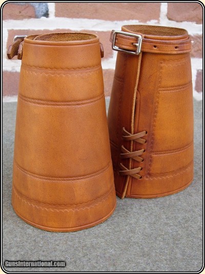 Cowboy Riding Roping Wrist Cuffs Border Stamped