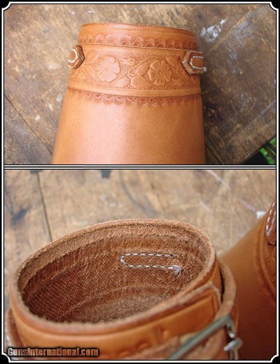 Deluxe Cowboy Riding Roping Cuffs - Image 3 of 5