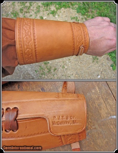 Deluxe Cowboy Riding Roping Cuffs - Image 4 of 5
