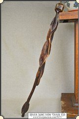 Indian made Folk Art Diamond Willow walking stick/cane - 1 of 14