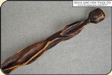 Indian made Folk Art Diamond Willow walking stick/cane - 10 of 14