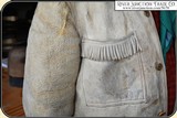 Museum Quality original brain tanned elk hide Frontiersmen Shirt/Coat. - 9 of 12