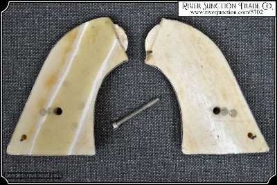 Hand made Bone 1875 or 1895 Original or Uberti Remington two piece Grips RJT#6309 - Image 9 of 10