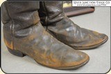 Original antique Old West Cowboy boots - 4 of 13