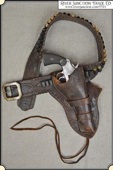 Bunkhouse made .44 cartridge money belt and holster - 1 of 15