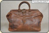 Bag - medium size carpet bag style leather bag. - 4 of 11