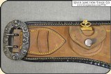 Vintage 19th century money belt and built in holster belt - 3 of 13