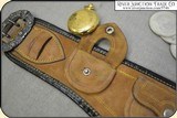 Vintage 19th century money belt and built in holster belt - 8 of 13