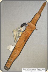 Vintage 19th century money belt and built in holster belt - 1 of 13