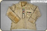 Museum Quality original brain tanned elk hide Frontiersmen Shirt - 12 of 18