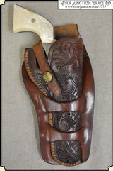 Right Hand Heiser Holster with main seam laced - 1 of 12