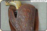 Hand tooled Holster - Mexican Double Loop Holster Copied from original in the River Junction Collection - 5 of 13