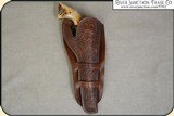 Hand tooled Holster - Mexican Double Loop Holster Copied from original in the River Junction Collection - 2 of 13