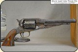 Antiqued and Defarbed 1858 Remington revolver. - 2 of 16
