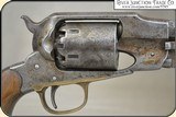 Antiqued and Defarbed 1858 Remington revolver. - 3 of 16