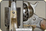 Antiqued and Defarbed 1858 Remington revolver. - 10 of 16