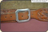 Excellent hand tooled Heiser gunbelt. - 9 of 9