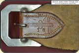 Excellent hand tooled Heiser gunbelt. - 5 of 9