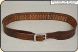 Cartridge Belt - Hand stamped Leather - 3 of 7