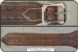 Cartridge Belt - Hand stamped Leather - 6 of 7