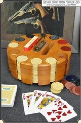 Large, gambling hall poker chip rack - 1 of 8