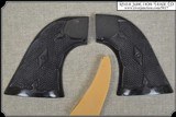 Grips ~ Colt SA Fleur de Lys Checker Grips - Black RJT#5817 - 2 of 5