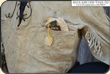 Museum Quality original Tanned Goat Kid leather, Frontier Scout Shirt. - 7 of 13