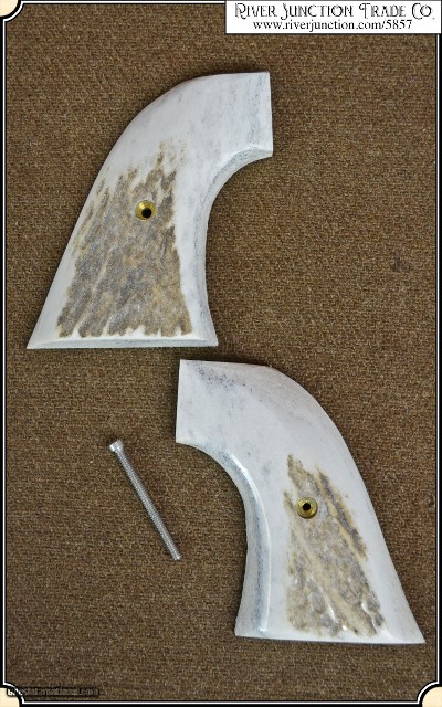 Elk Horn 1873 S.A. Grip w/bark Elk Horn 1873 S.A. Grip w/bark RJT #5857 - Image 2 of 13