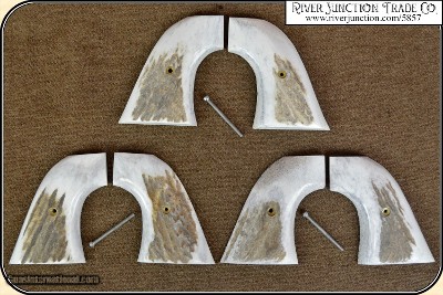 Elk Horn 1873 S.A. Grip w/bark Elk Horn 1873 S.A. Grip w/bark RJT #5857 - Image 8 of 13