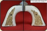 New Vaquero, Ruger Grips ~ Hand made Elk Horn w/bark two piece Grips RJT#5863 - 11 of 15