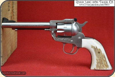 New Vaquero, Ruger Grips ~ Hand made Elk Horn w/bark two piece Grips RJT#5863 - Image 10 of 15