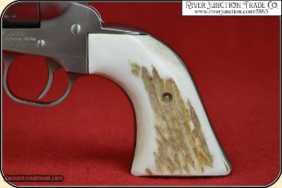 New Vaquero, Ruger Grips ~ Hand made Elk Horn w/bark two piece Grips RJT#5863 - Image 13 of 15