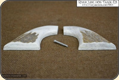 New Vaquero, Ruger Grips ~ Hand made Elk Horn w/bark two piece Grips RJT#5863 - Image 7 of 15