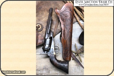 Nail Carved Holster for 7-1/2 & 8 inch barreled revolvers. - Image 5 of 5