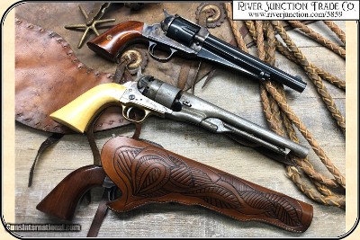 Nail Carved Holster for 7-1/2 & 8 inch barreled revolvers. - Image 4 of 5
