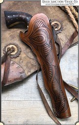 Nail Carved Holster for 7-1/2 & 8 inch barreled revolvers.