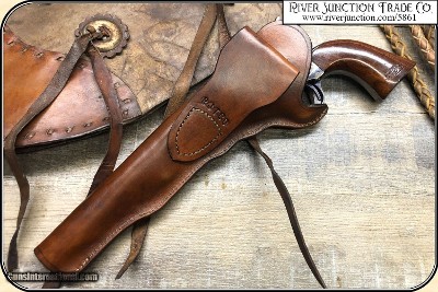 Colt and Remington holster- Plain SAA 7-1/2 and 8 inch. barrel - Image 3 of 7