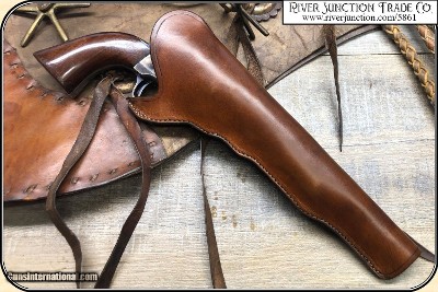 Colt and Remington holster- Plain SAA 7-1/2 and 8 inch. barrel - Image 2 of 7