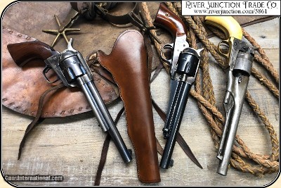 Colt and Remington holster- Plain SAA 7-1/2 and 8 inch. barrel - Image 4 of 7