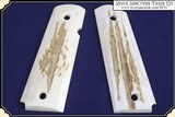 Streaked Bark Elk Horn two piece Grips for the 1911 - 4 of 5