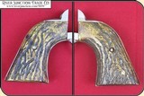 New Vaquero, Ruger Grips ~ Hand crafted jigged bone antiqued Elk Horn two piece Grips RJT#5899 - 5 of 6