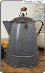 Coffee Pot - Grey Enamel One Gallon - 1 of 11