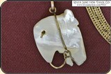 (Make Offer) Killer Antique Watch Chain Mother of Pearl Fob - 7 of 10