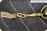 (Make Offer) Killer Antique Watch Chain Mother of Pearl Fob - 9 of 10