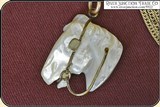 (Make Offer) Killer Antique Watch Chain Mother of Pearl Fob - 6 of 10