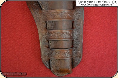 Triple loop holster for 7 1/2 & 8 inch barreled Frontier era revolvers RJT#5898 - Image 15 of 20