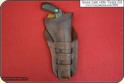 Triple loop holster for 7 1/2 & 8 inch barreled Frontier era revolvers RJT#5898 - Image 6 of 20