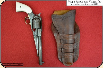 Triple loop holster for 7 1/2 & 8 inch barreled Frontier era revolvers RJT#5898 - Image 9 of 20
