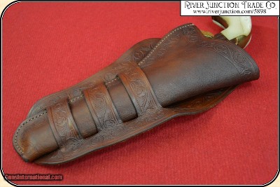 Triple loop holster for 7 1/2 & 8 inch barreled Frontier era revolvers RJT#5898 - Image 17 of 20